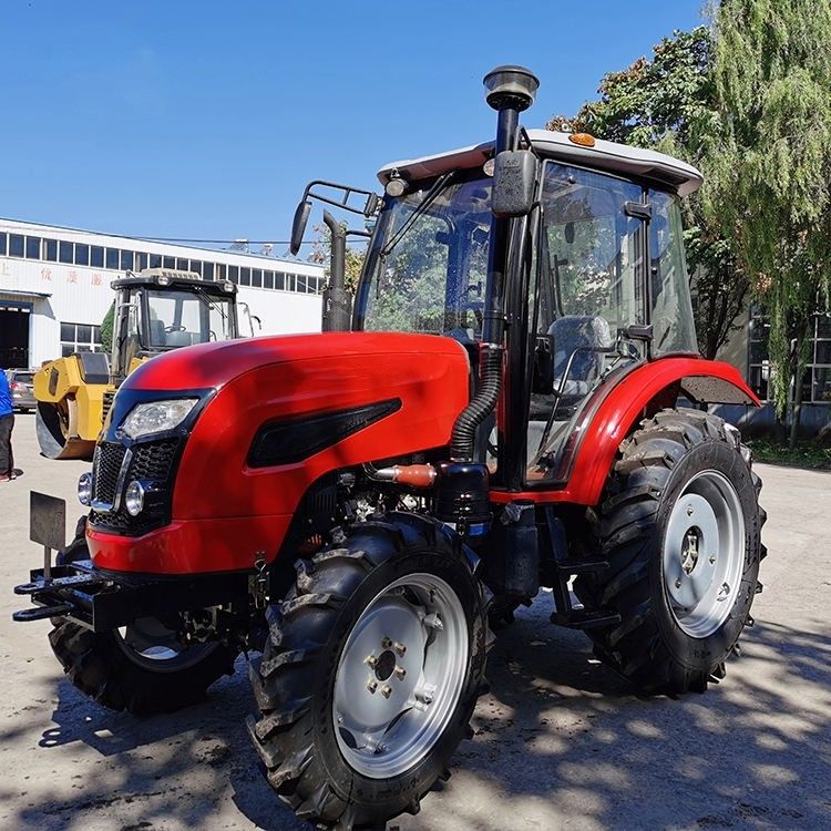 XINCHAI इंजन 80HP कृषि ट्रैक्टर मशीन 80 HP मिनी 4 पहिया ट्रैक्टर
