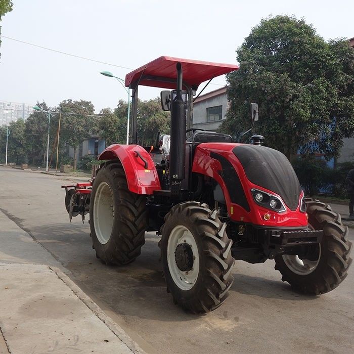 नया 2024 गियर ड्राइव फार्म ट्रैक्टर 110HP 120HP व्हील ट्रैक्टर गियरबॉक्स के साथ