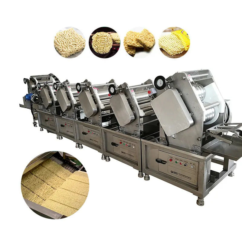 वाणिज्यिक स्टेनलेस स्टील नूडल बनाने की मशीन स्वचालित उत्पादन 11000pcs/8hr 380V 50HZ